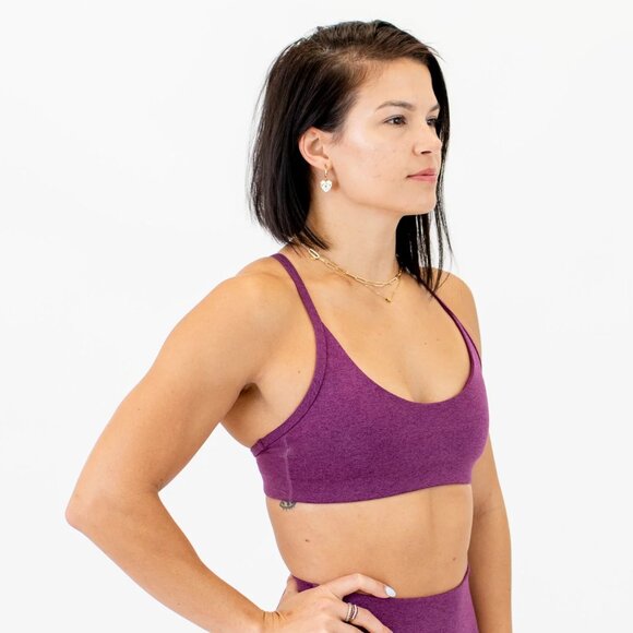 Sports bra, L, Heather purple - Picture 6 of 7